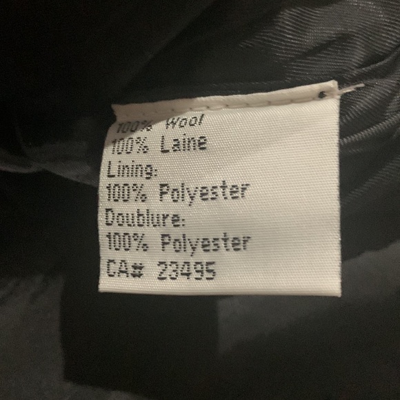 Icelandic Design Sweater lined 100% Wool Medium Black and White - Picture 4 of 4